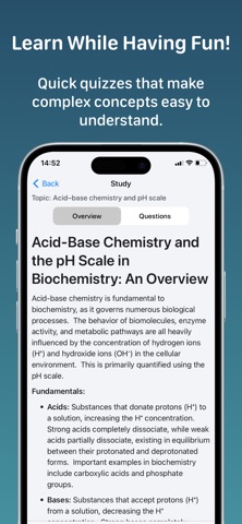 Biochemistry+ iPhone screenshot
