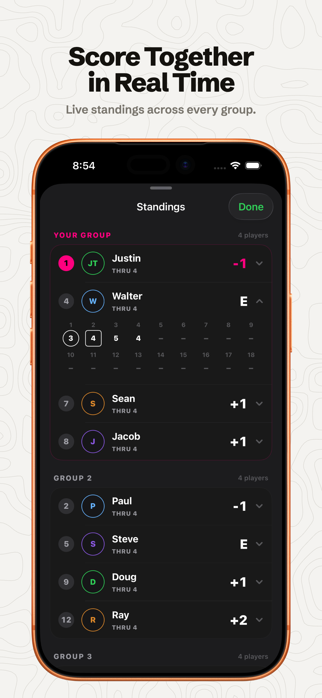 MatchPlay - Golf Tracker screenshot 3