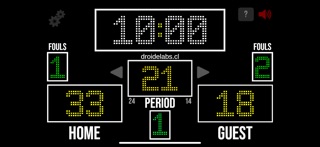 Scoreboard Basketball - DL iPhone screenshot 1