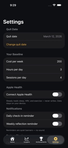 Steady — Sober Days Screenshot 7 of 8