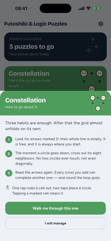 Futoshiki & Logic Puzzles iPhone screenshot