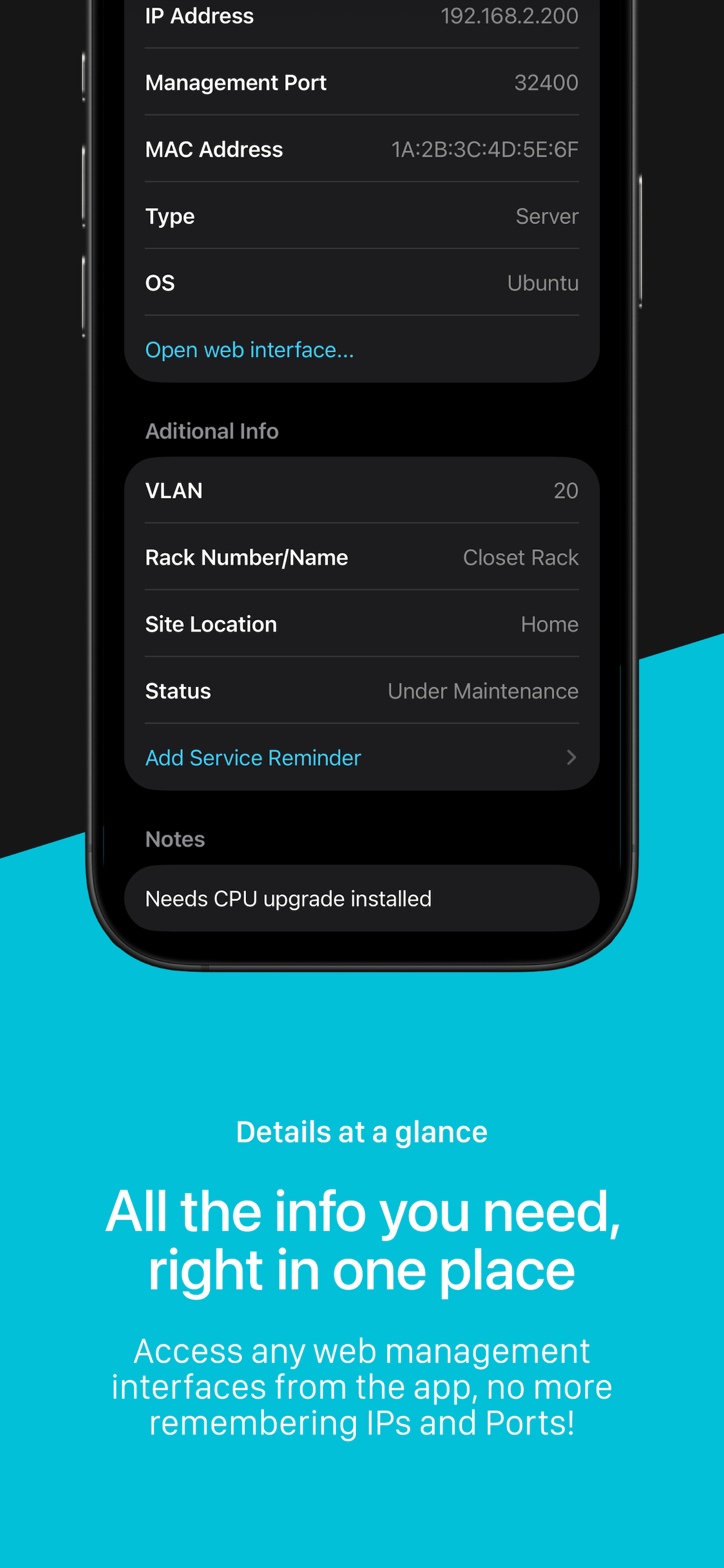 RackTrack screenshot 3