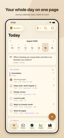Capture d'écran 5 de Daily Page: Journal & Planner
