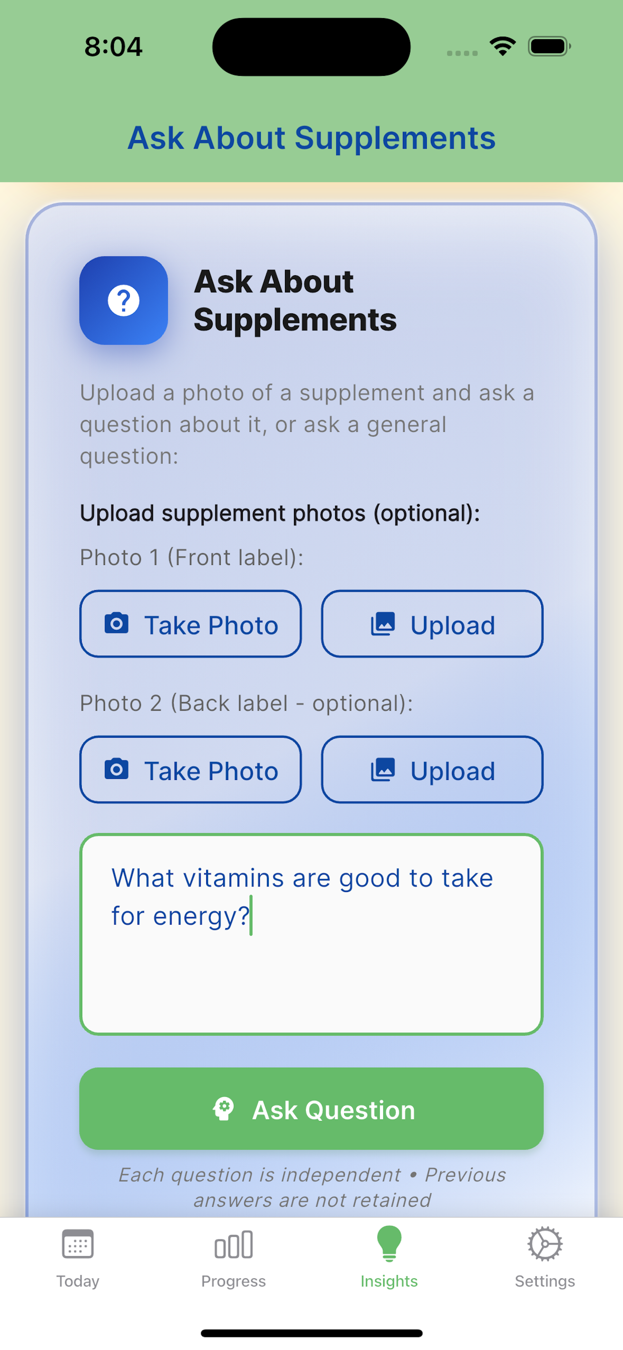 VitaDayTrack screenshot 5