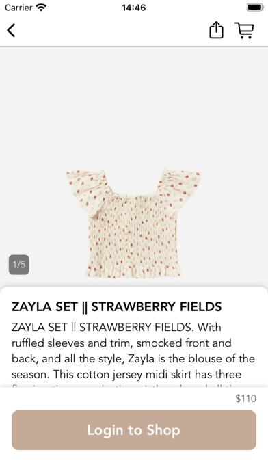 Bushel & A Peck Clothing Screenshot