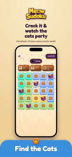 Meow Sudoku: Cat Puzzle Game screenshot 3