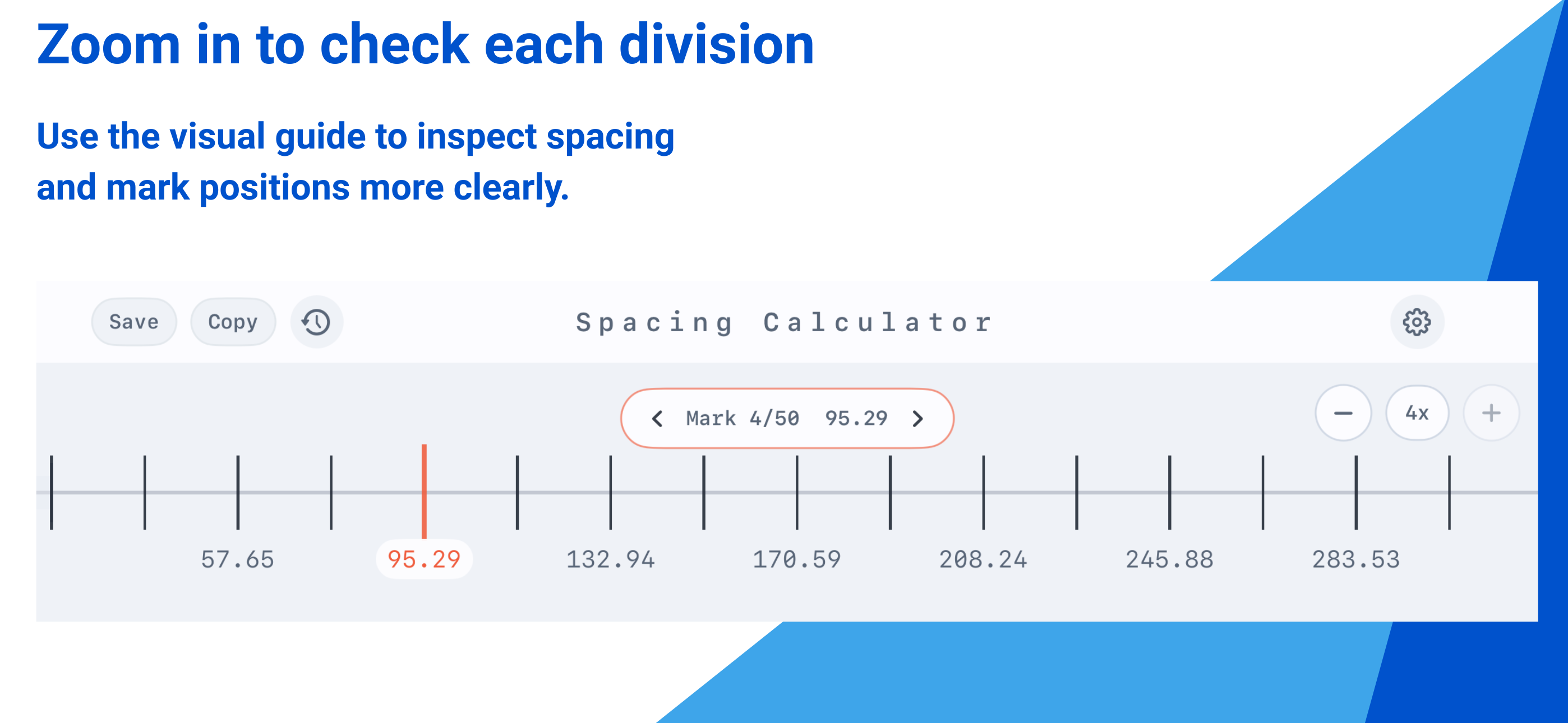 Equal Spacing Calculator screenshot 3