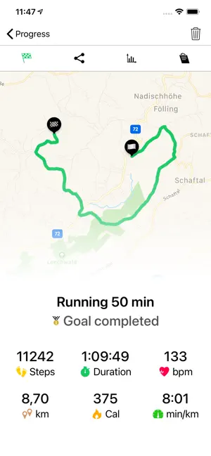 Running Walking Jogging Goals4+_2