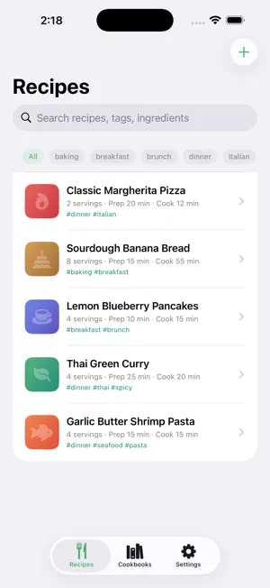 Provisions: Recipe Box screenshot 1