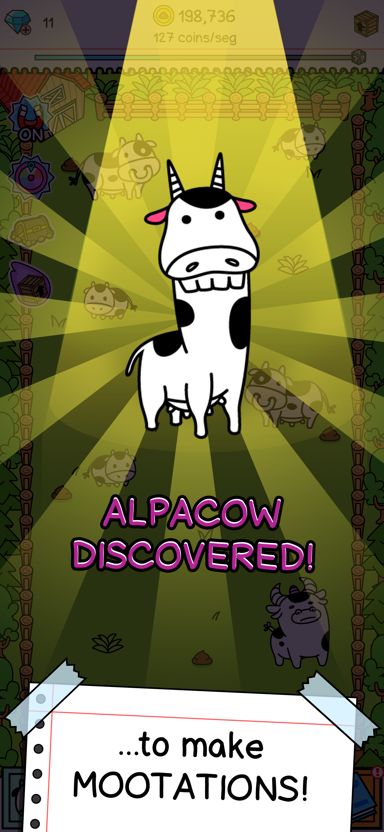 Cow Evolution: Merge Animals