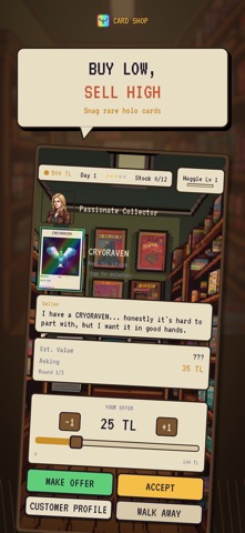 Card Shop Tycoon: TCG Trader iPhone screenshot