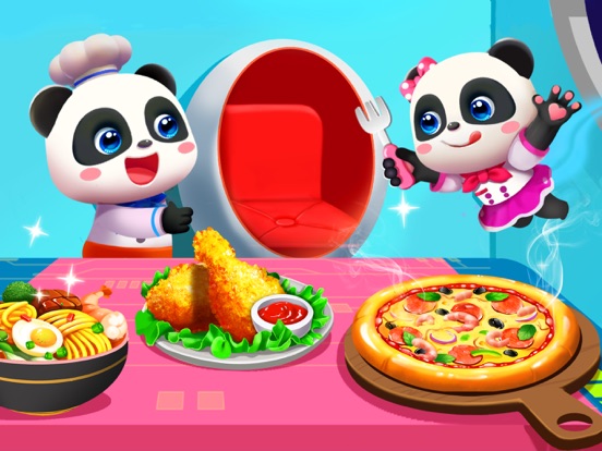 Panda Robot Kitchen - UFO COOK iPad screenshot 5 - Education app