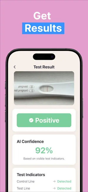 Pregnancy test checker: Bebela screenshot 3