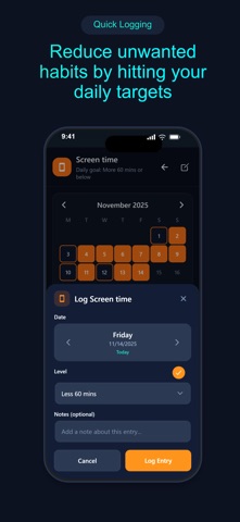 Habit Tracker: HabitLess Screenshot 7 of 8