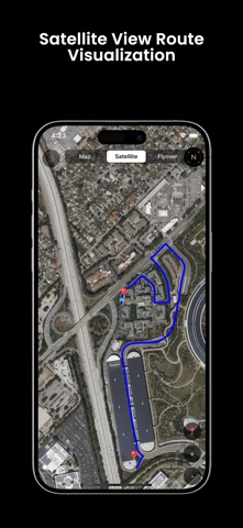 StreetMapRoute - StreetWatch iPhone screenshot