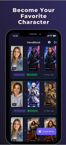 HeroBlend: AI face swap Screenshot 4 of 4