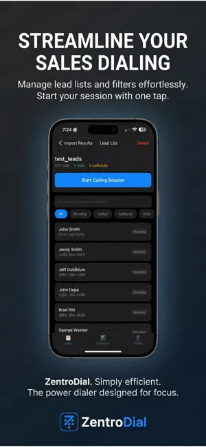 ZentroDial screenshot 1