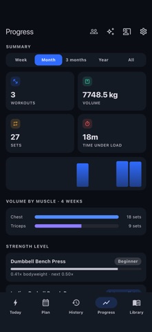 Fortera: Strength Tracker Screenshot 2 of 6