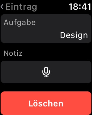 Apple Watch screenshot