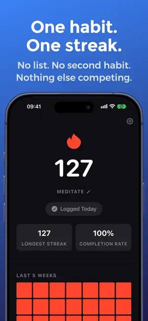 Habit Tracker - OneStreak screenshot 1