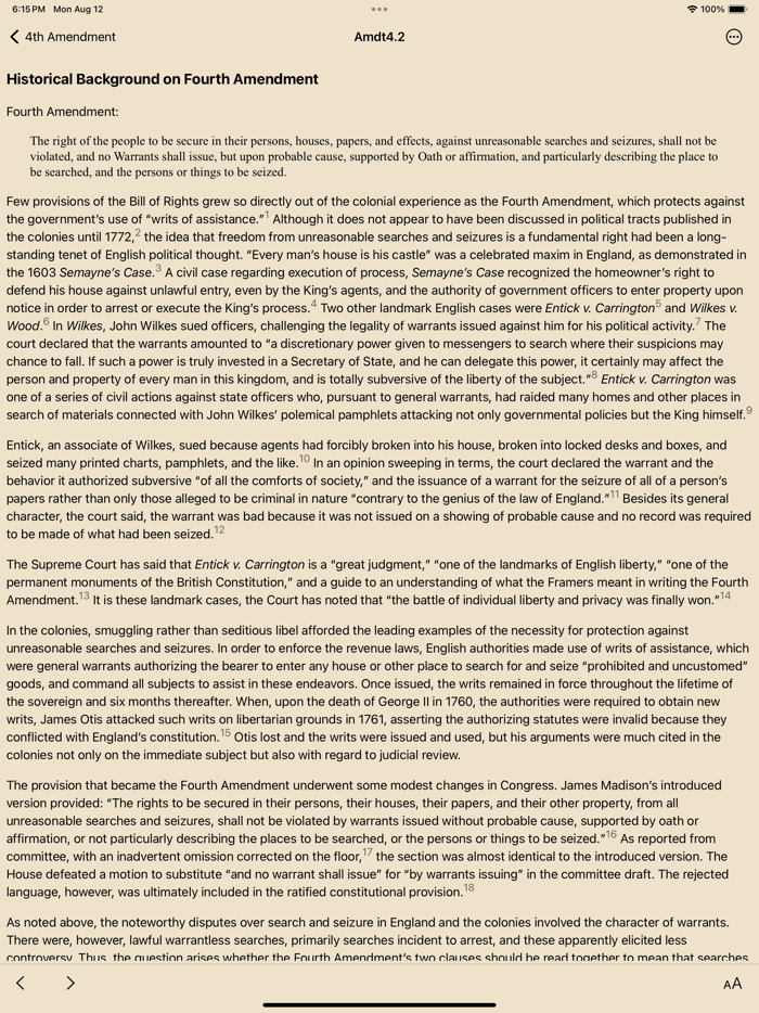 Annotated Constitution