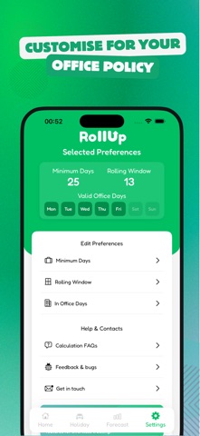 RollUp - Track Office Days screenshot