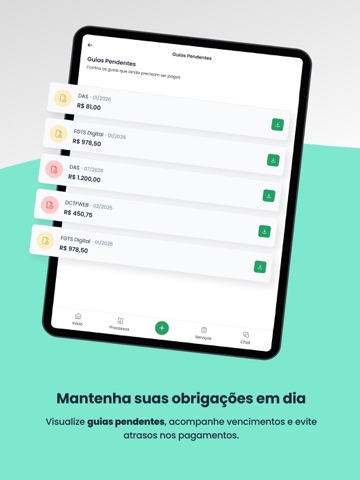Keepcont App iPad screenshot
