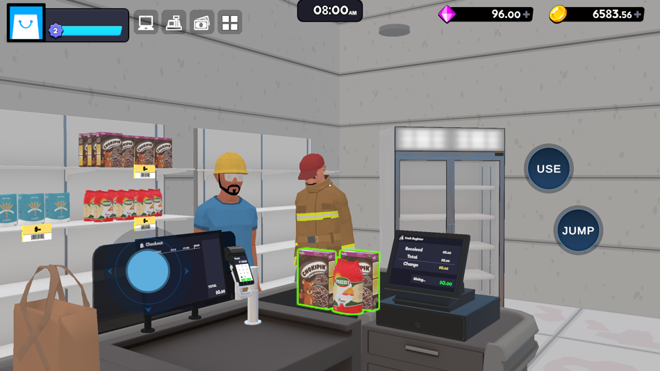 #9. Supermarket Simulator Mobile (iOS) 由: Dongguan Keyu Network