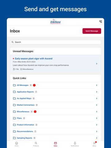 Enerbase Connect iPad screenshot