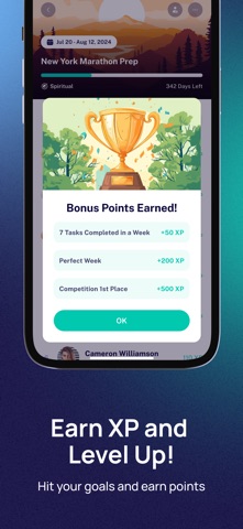 Level Up Goal & Habit Tracker screenshot
