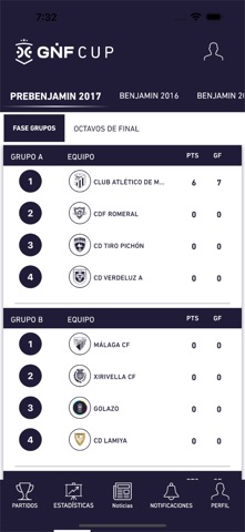 GNF CUP screenshot