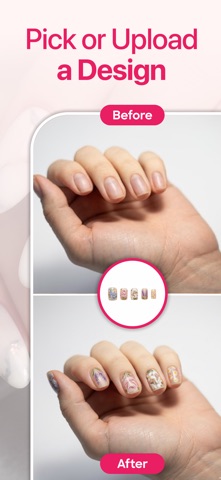 AI Nail Art Designer - NailTry iPhone screenshot