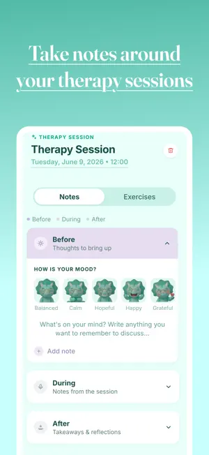 Therapy Journal: TheryMate screenshot 1