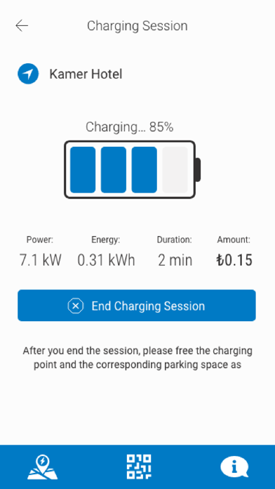 GSM Charge Screenshot