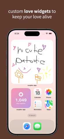 lovelee couples: love note app screenshot
