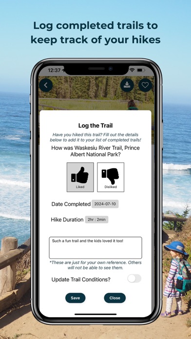 TrailCollectiv - Family Hikes Screenshot