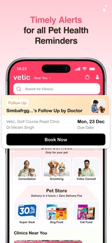 Vetic - Pet Clinic & Grooming iPhone screenshot 6
