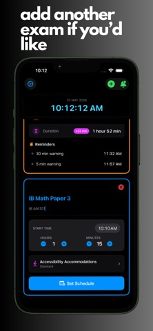 My Exam Timer iPhone screenshot
