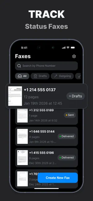 FAX: send from phone screenshot 3