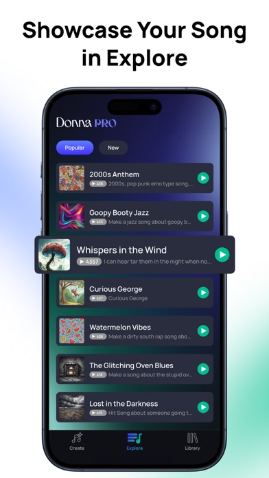 Donna AI Song & Music Maker Screenshot