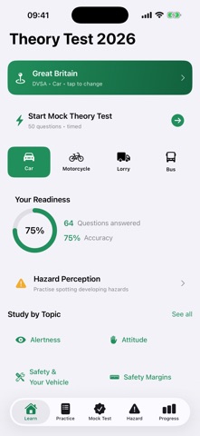 Theory Test Kit 2026 UK iPhone screenshot