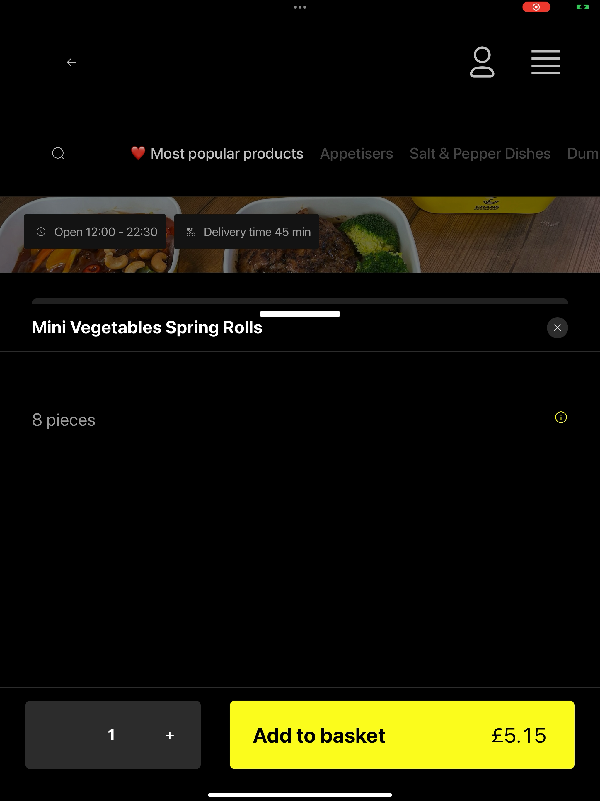 Chans Noodle Bar screenshot 15