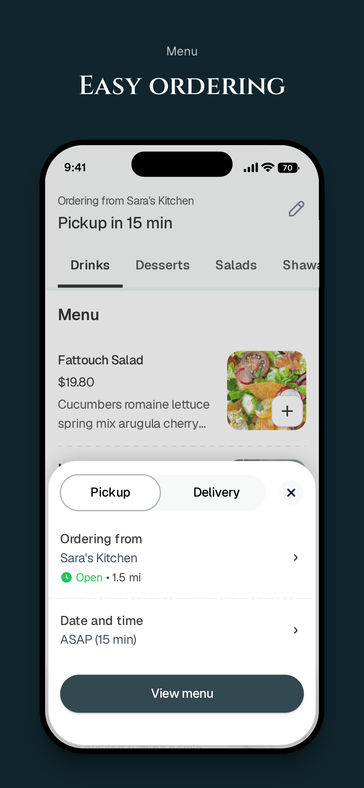 Sara's Kitchen To Go screenshot 3