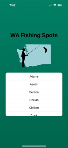 WA Fishing Spots screenshot