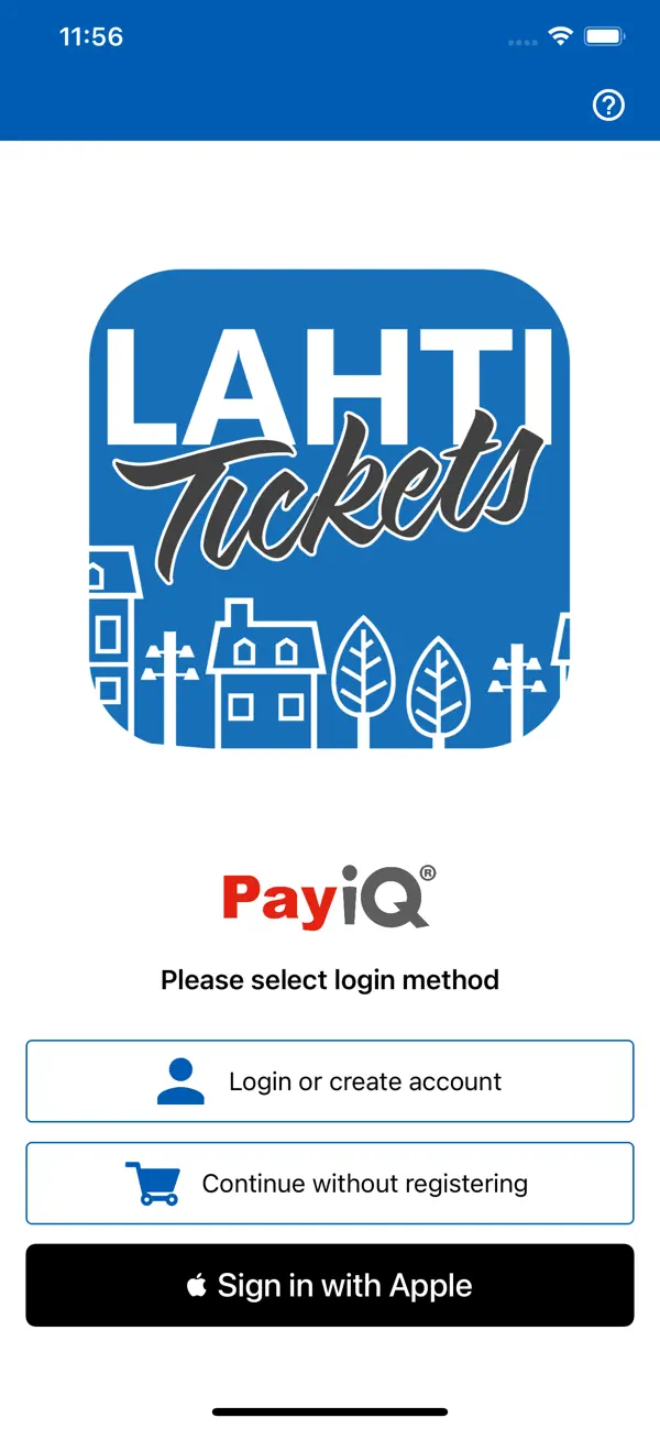 Screenshot #1 pour Lahti Tickets