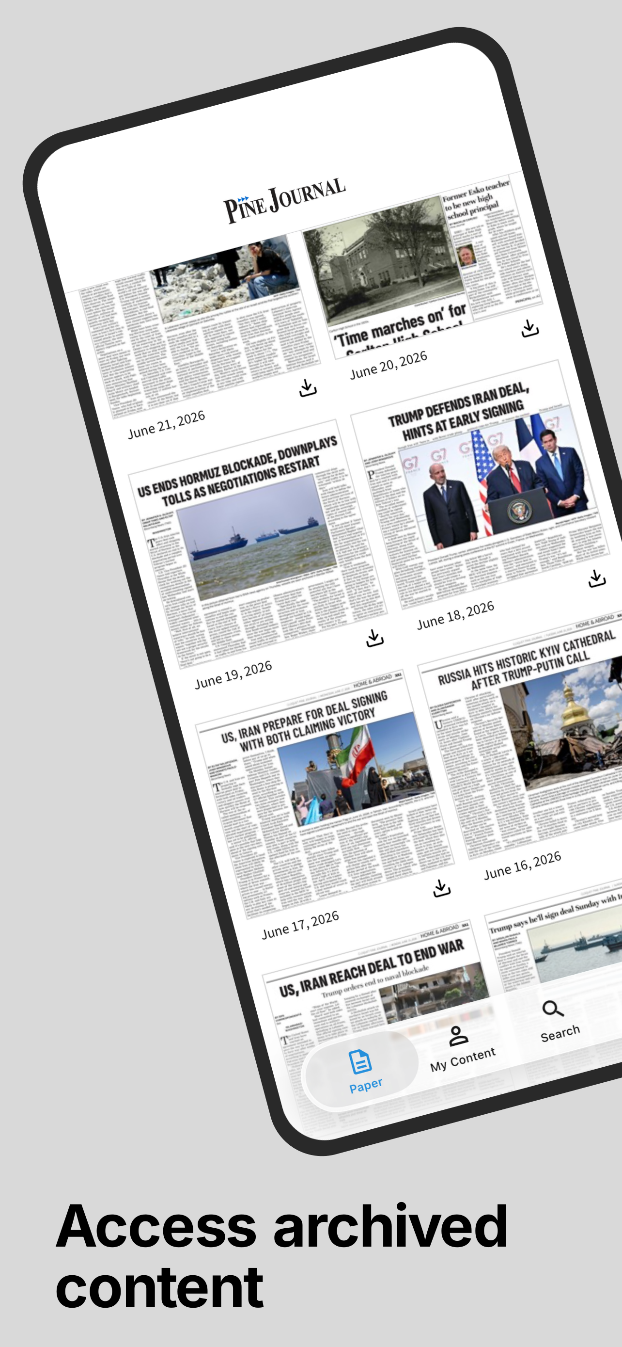 Cloquet Pine Journal E-paper screenshot 4