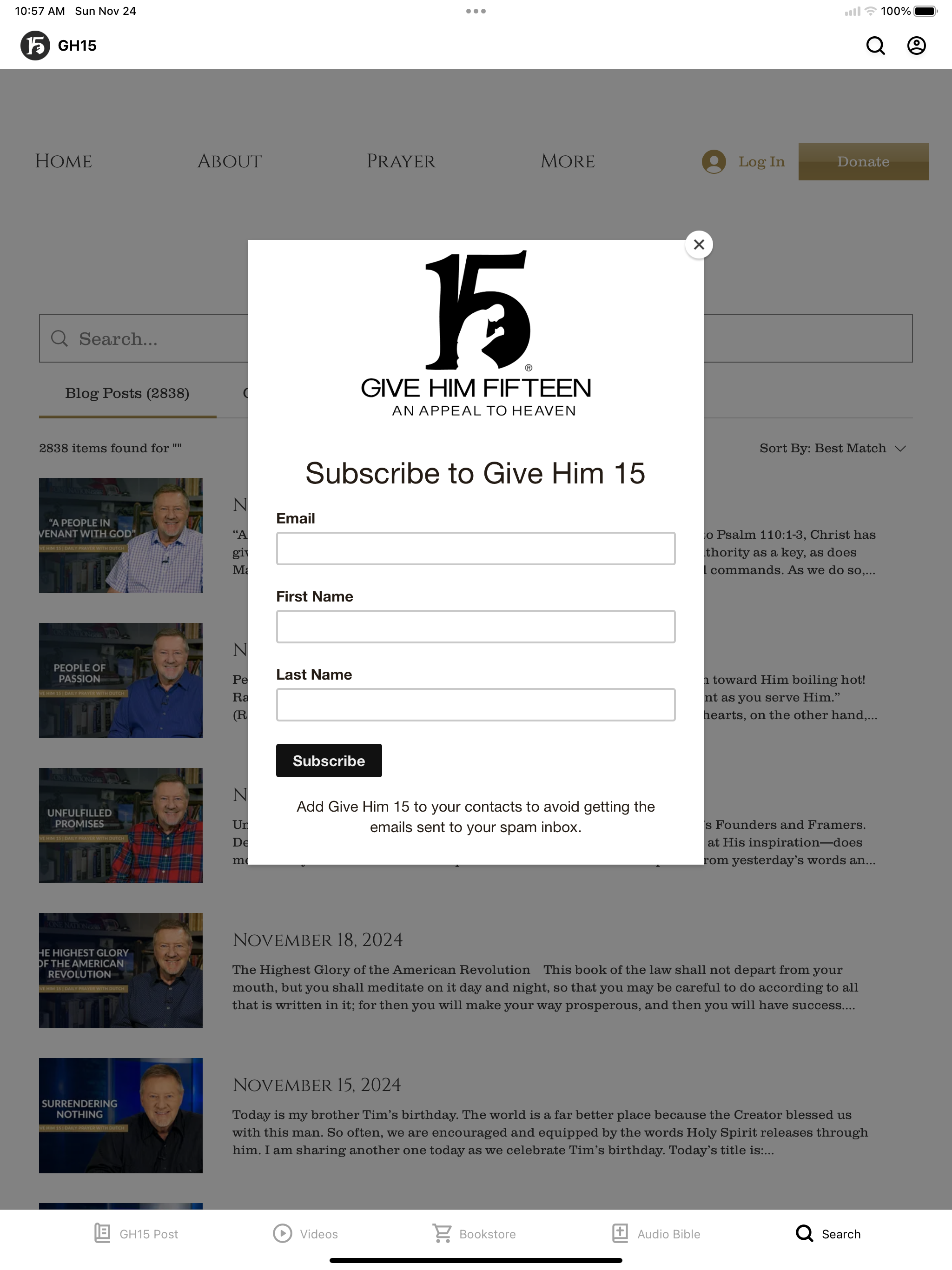 Give Him 15