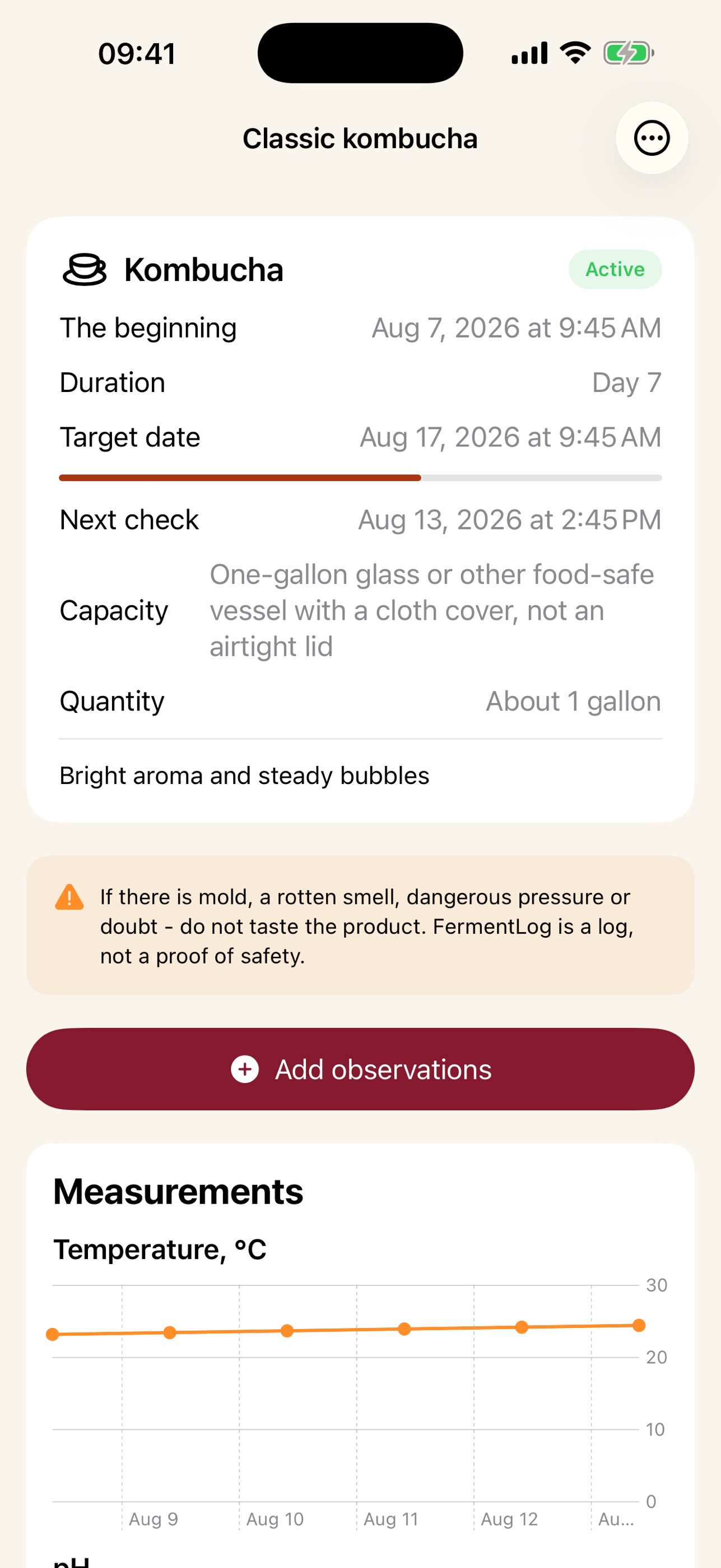 Screenshot 7 of FermentLog: Fermentation Log