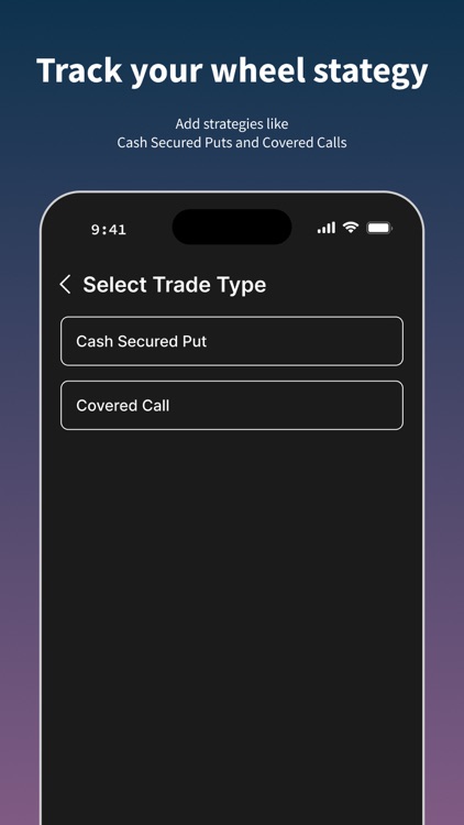 OptionsPal - Wheel Tracker