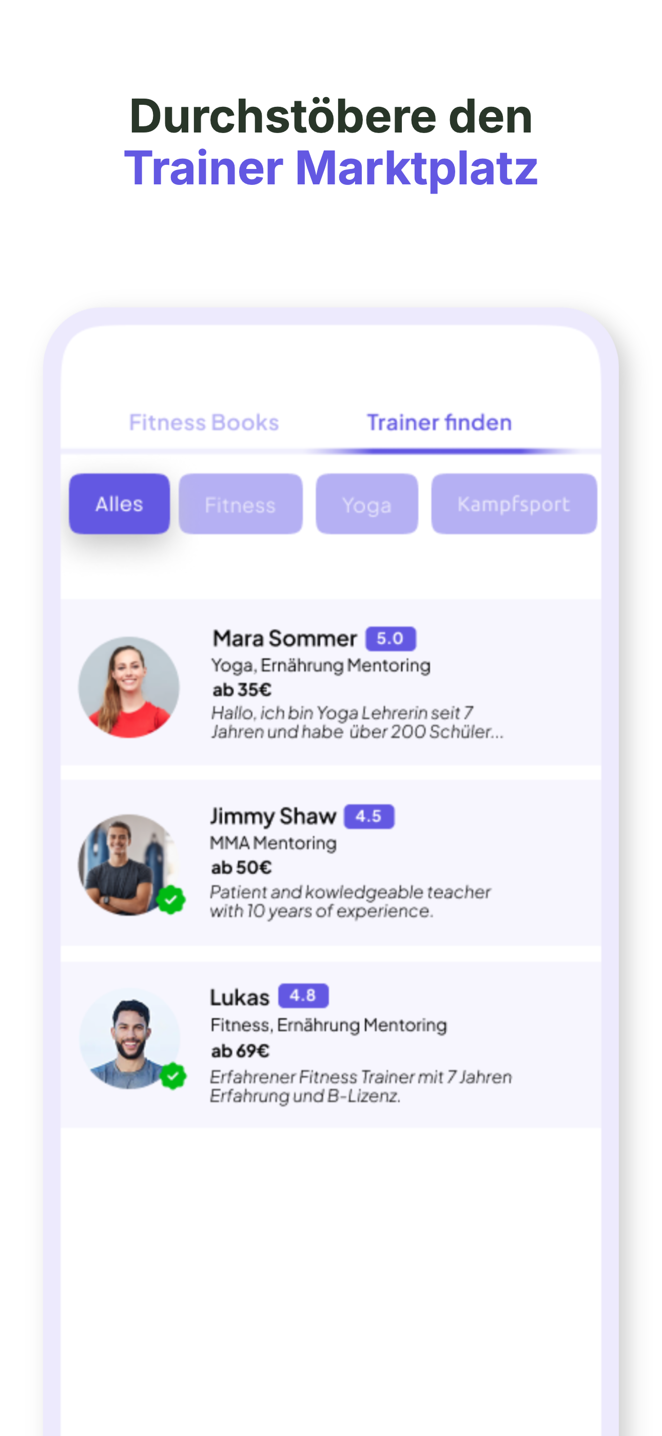 Fitness Book - Your journey